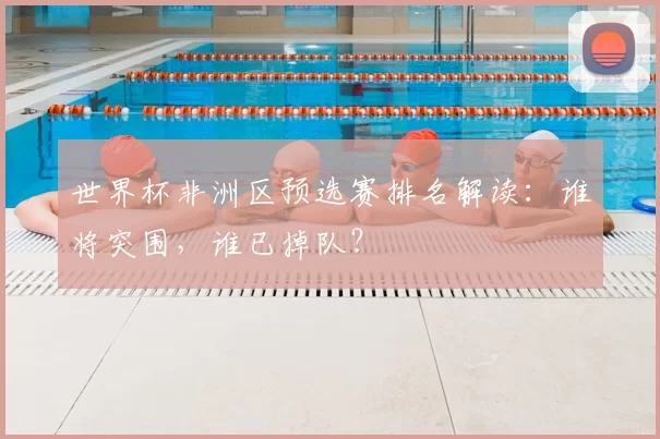 世界杯非洲区预选赛排名解读：谁将突围，谁已掉队？